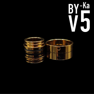 BY-KA V.5 – Refill Top Cap e Ring Brass - Vbar.it